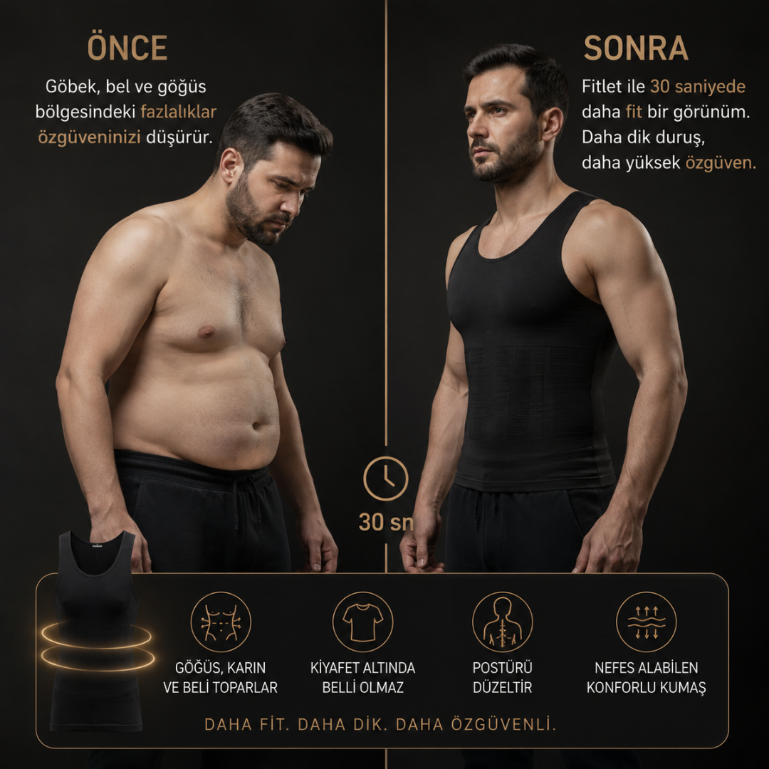 Fitlet™ Korse Atlet | Anında Daha Fit Görünüm